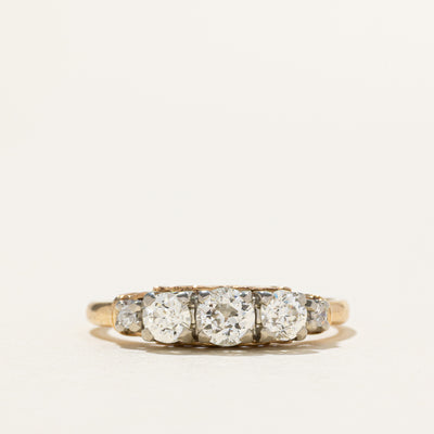 Five Stone Old Cut Diamond Ring | 0.78ctw | SZ 9