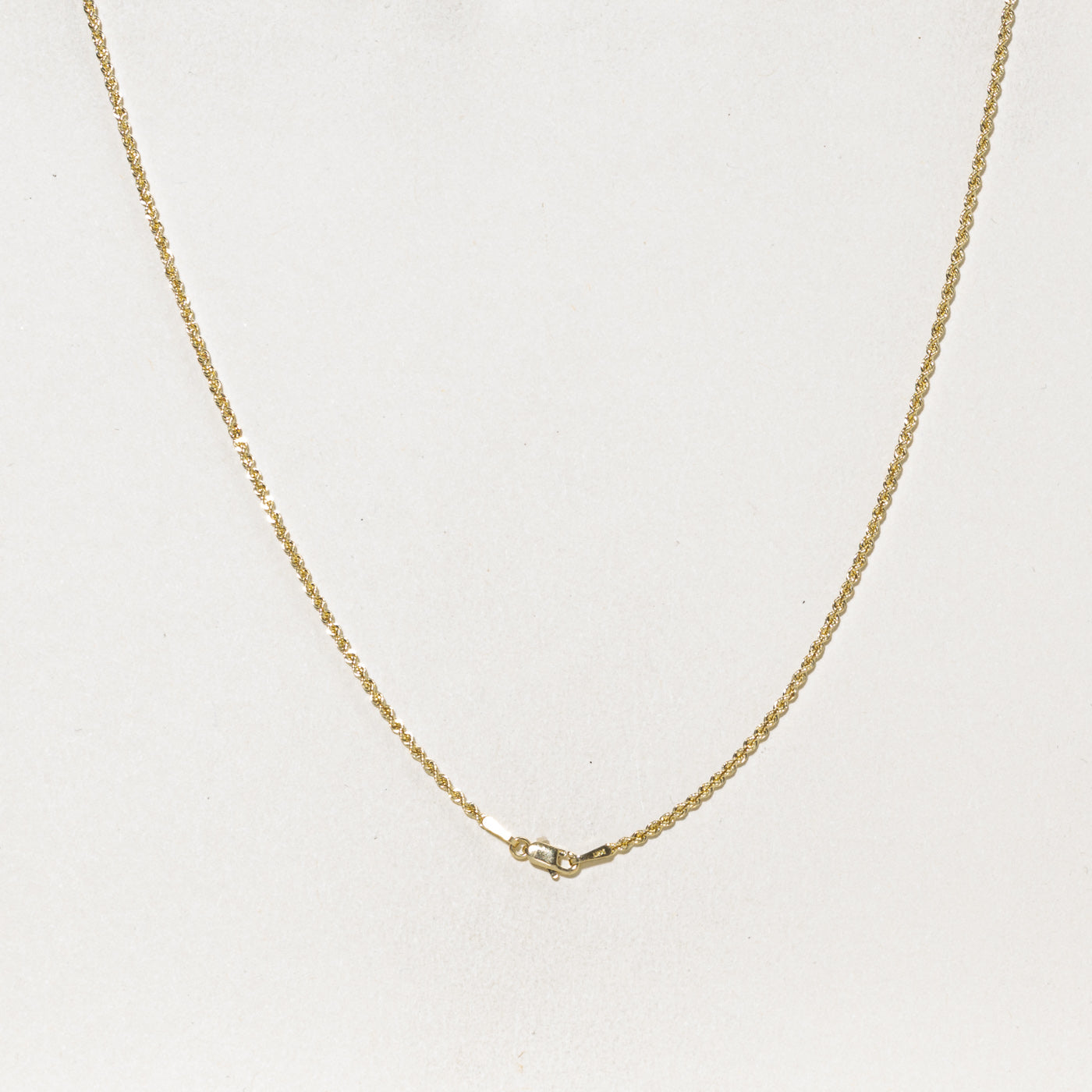 14k Yellow Gold Rope Chain |  1.60mm | 16"