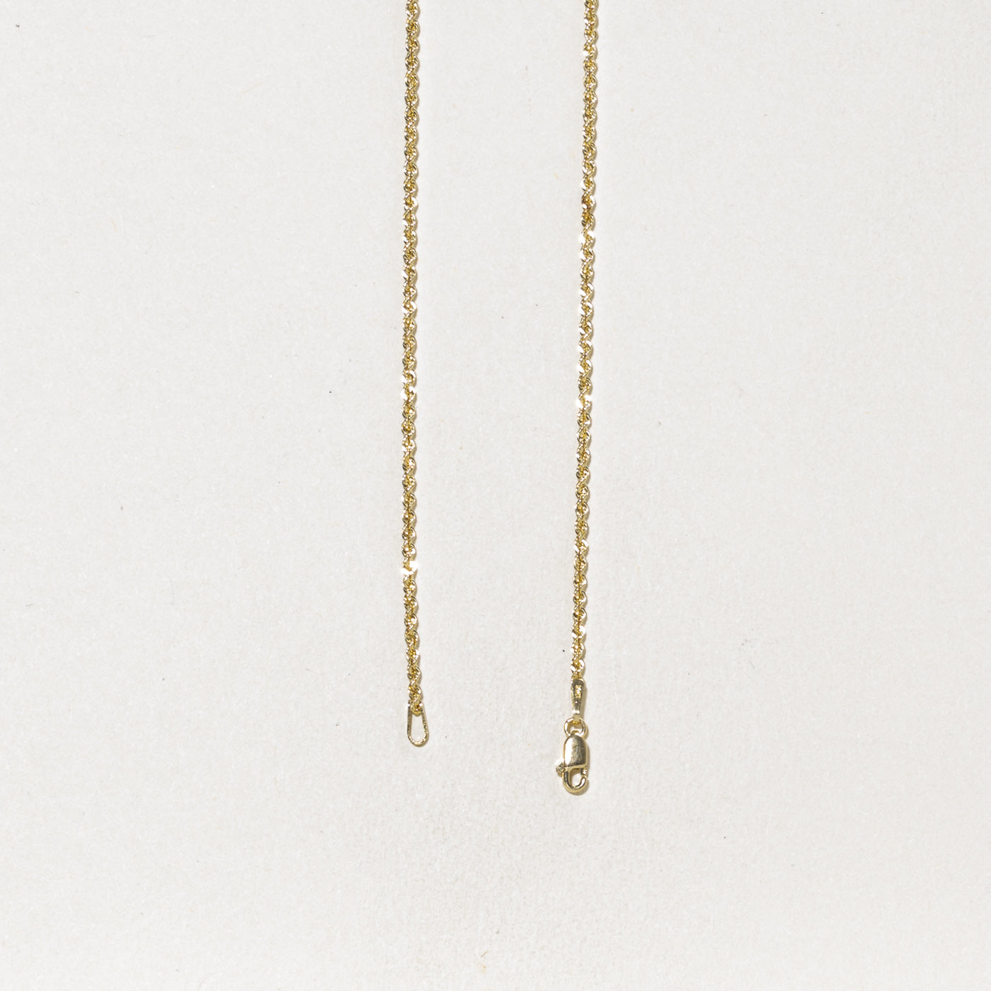 14k Yellow Gold Rope Chain |  1.60mm | 16"