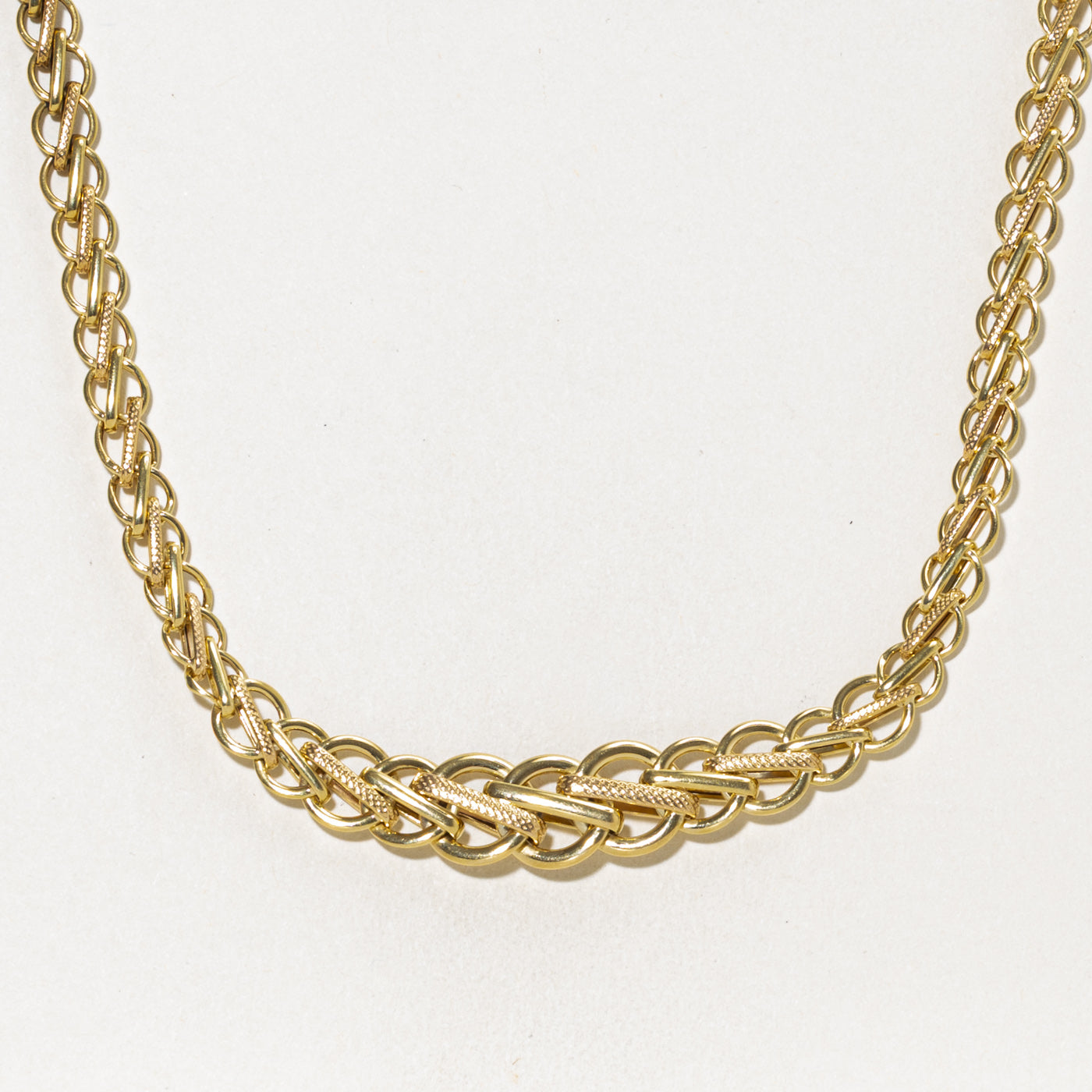 18k Italian Yellow Gold Graduated Chain | 17.5"
