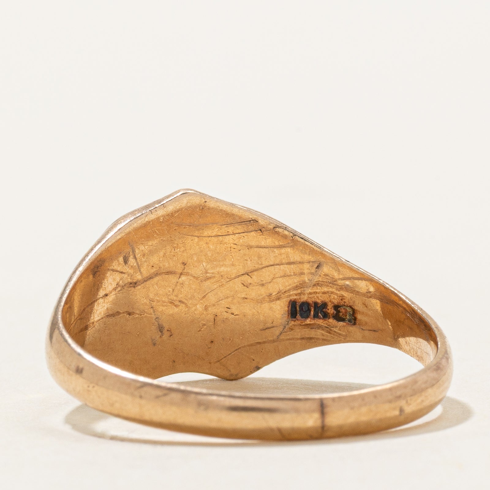 10k New Brunswick University Foresters Enamel Crest Ring | SZ 7.75