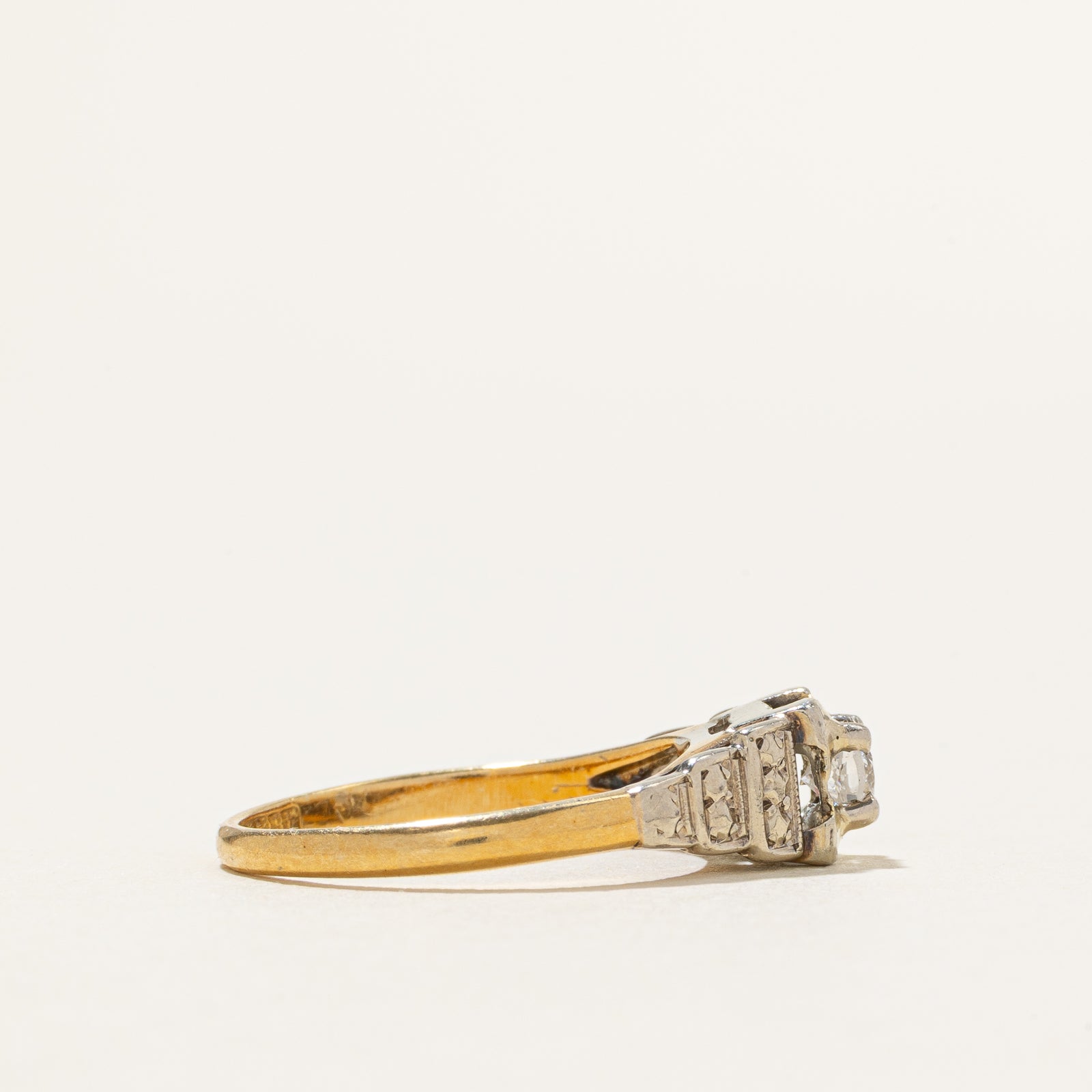 Transitional Brilliant Cut Diamond Ring | 0.13ct | SZ 5