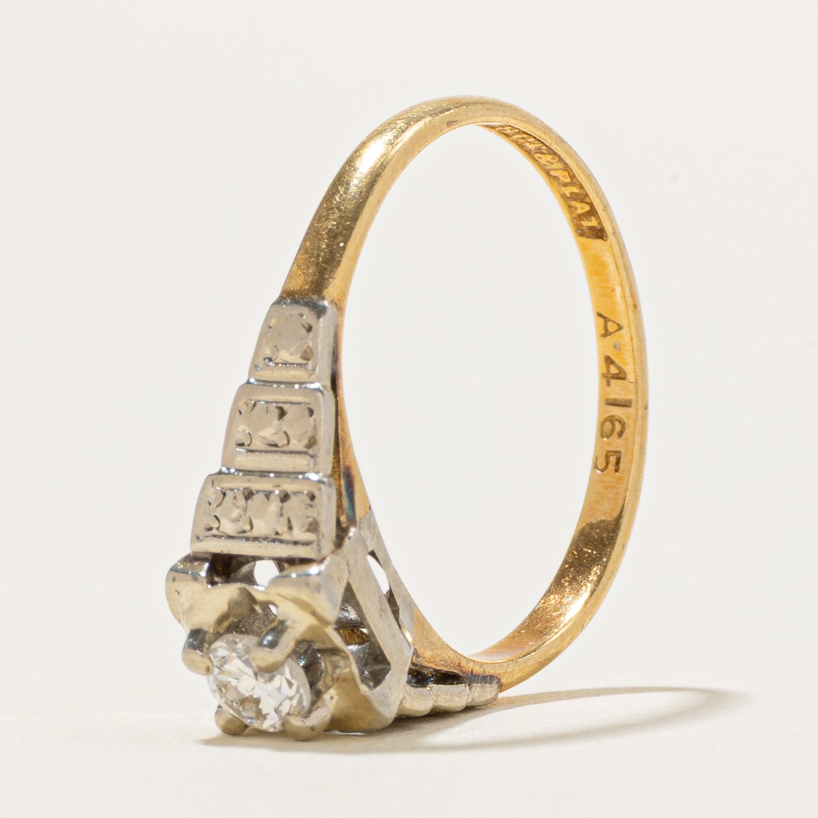 Transitional Brilliant Cut Diamond Ring | 0.13ct | SZ 5