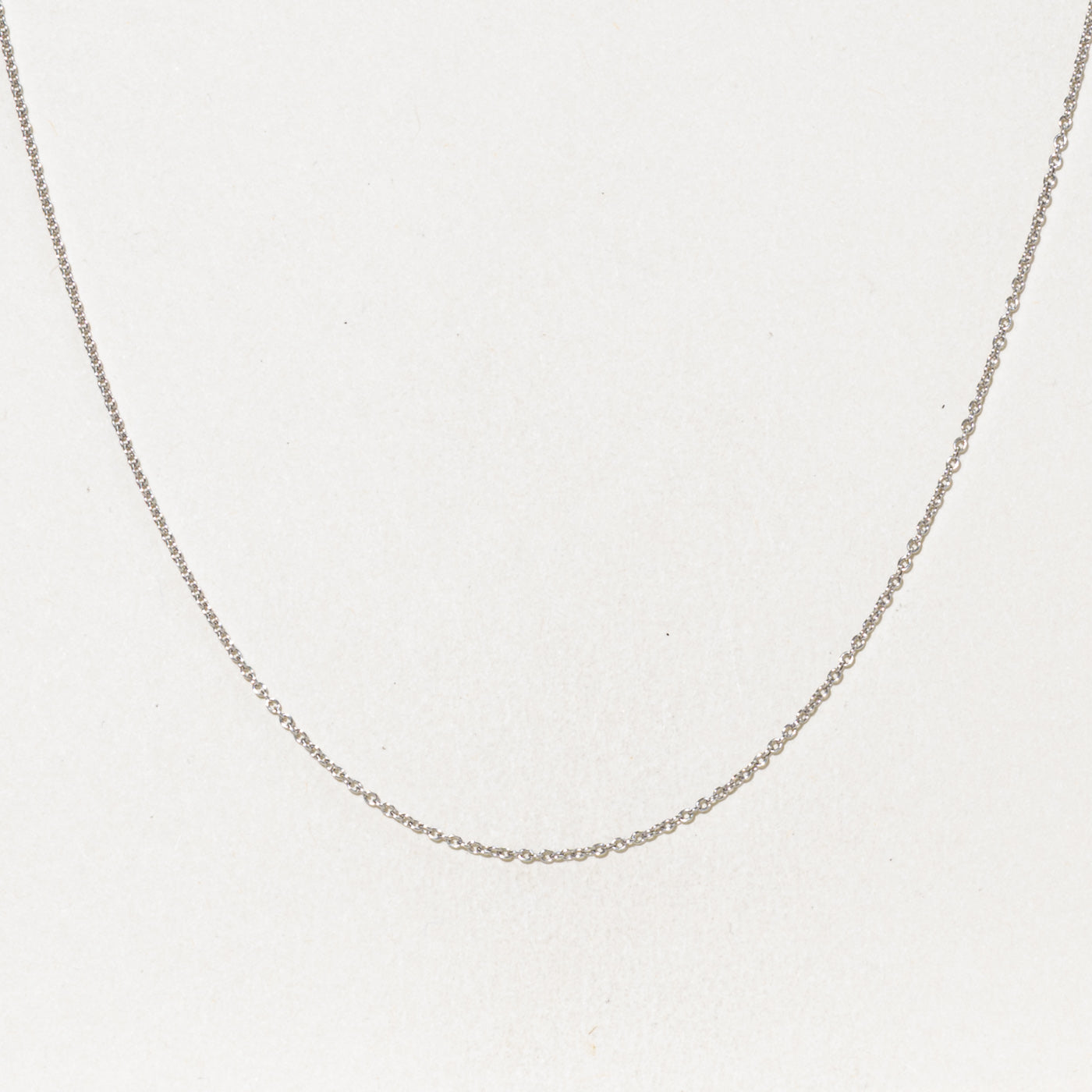 950 Platinum Adjustable Cable Chain | 18"
