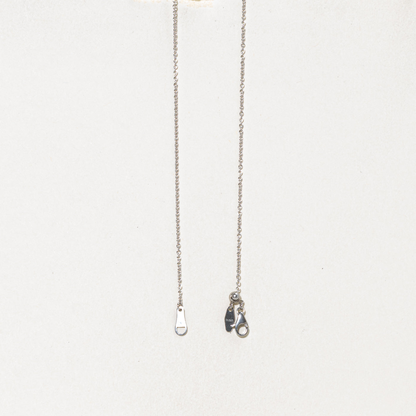 950 Platinum Adjustable Cable Chain | 18"