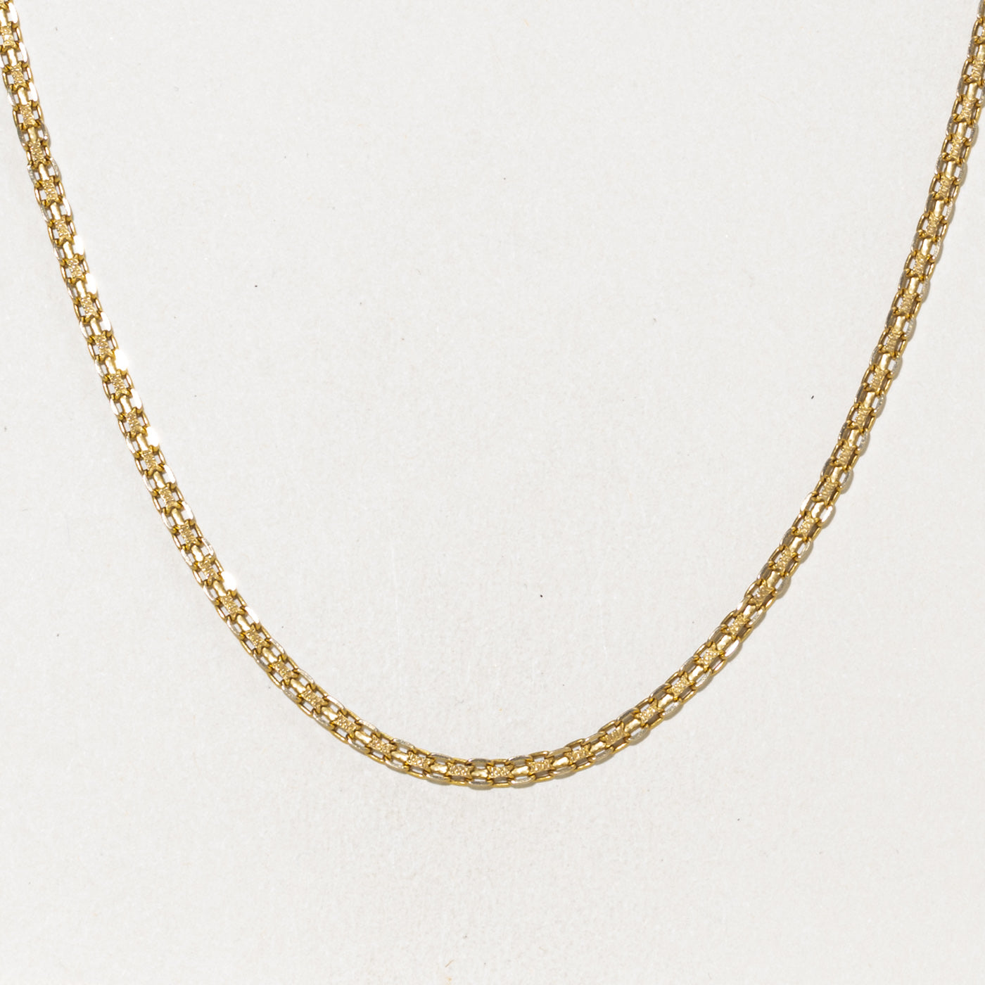Italian Yellow Gold Bismarck Chain | 2.90mm | 20"