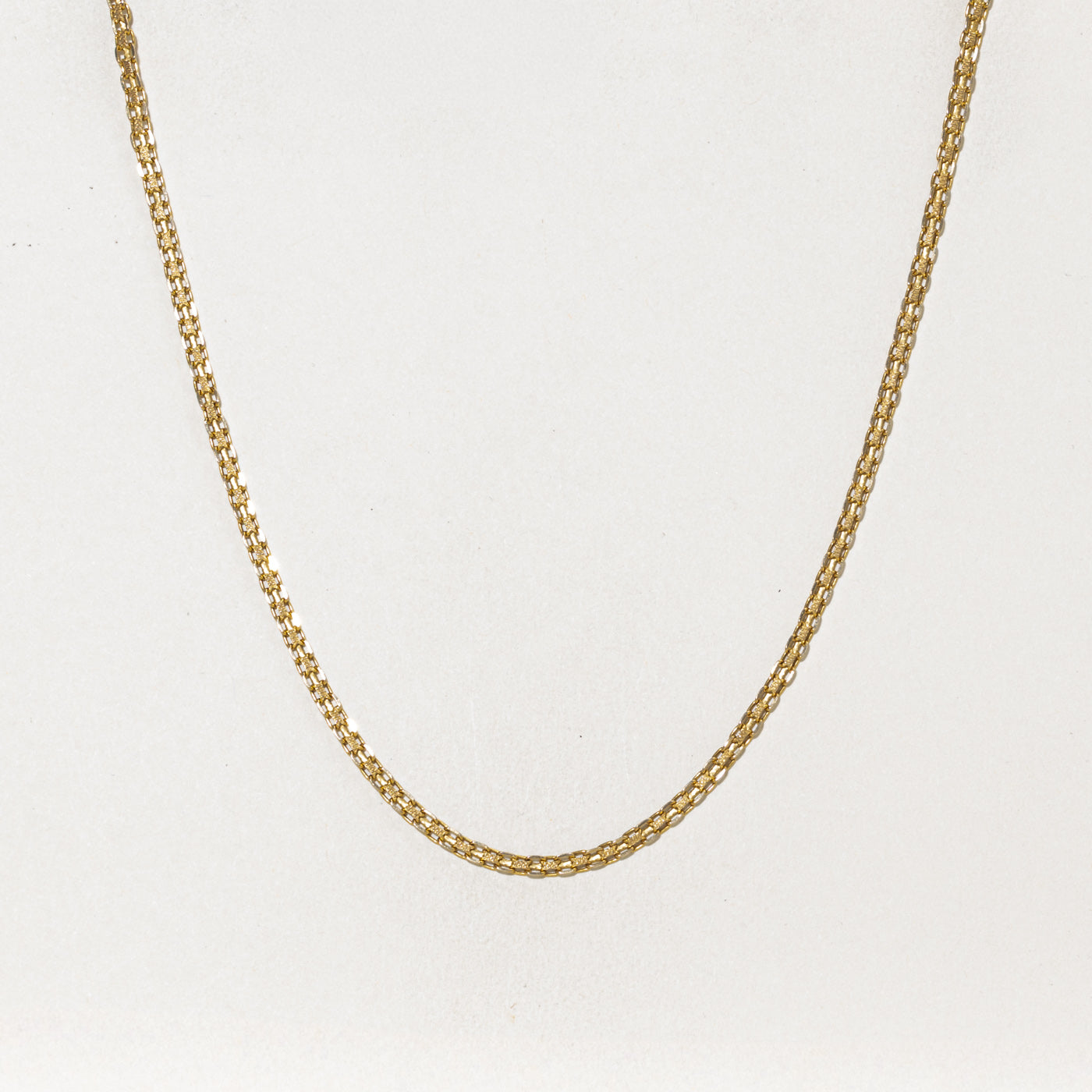 Italian Yellow Gold Bismarck Chain | 2.90mm | 20"