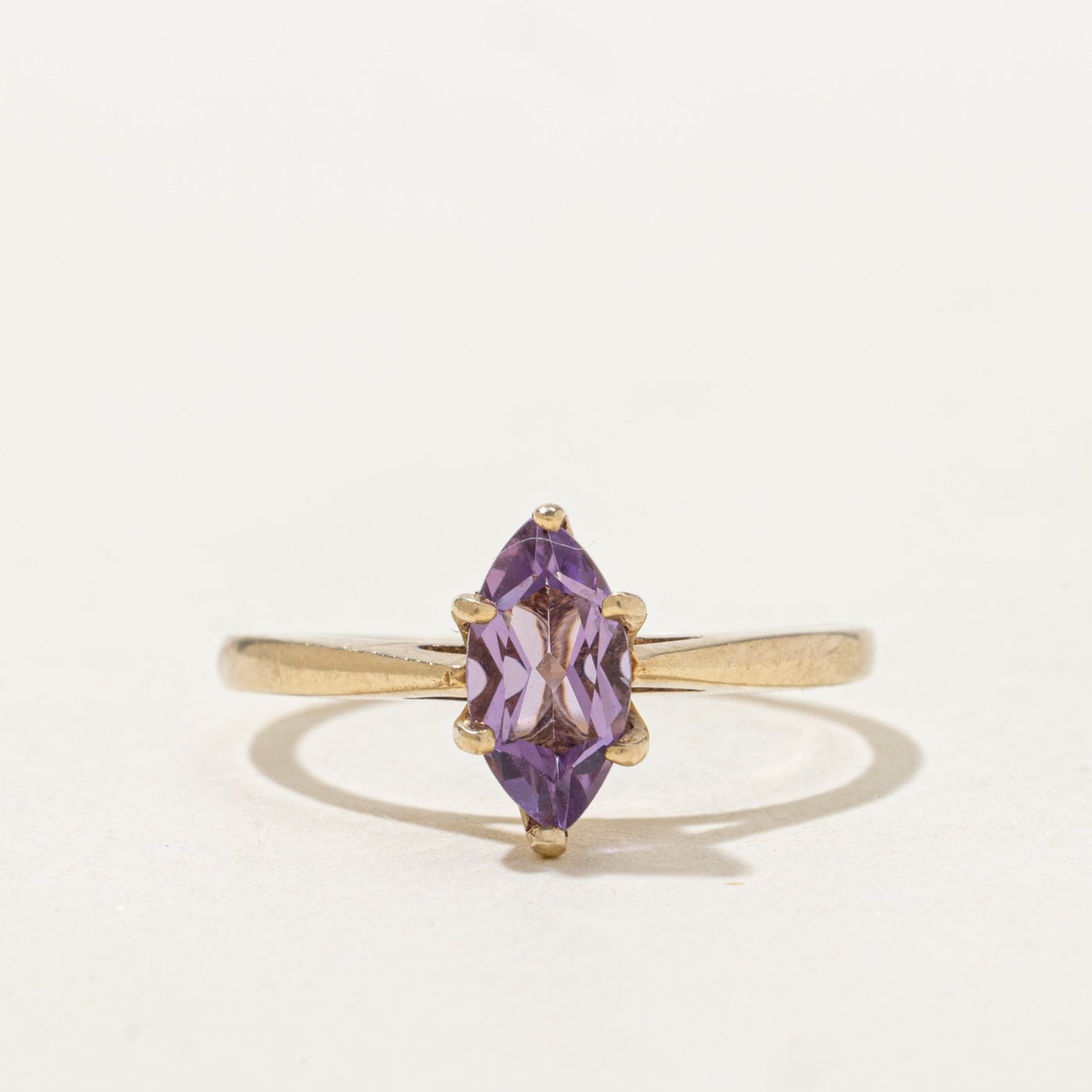 Marquise Cut Amethyst Ring | 0.46ct | SZ 5.75 |