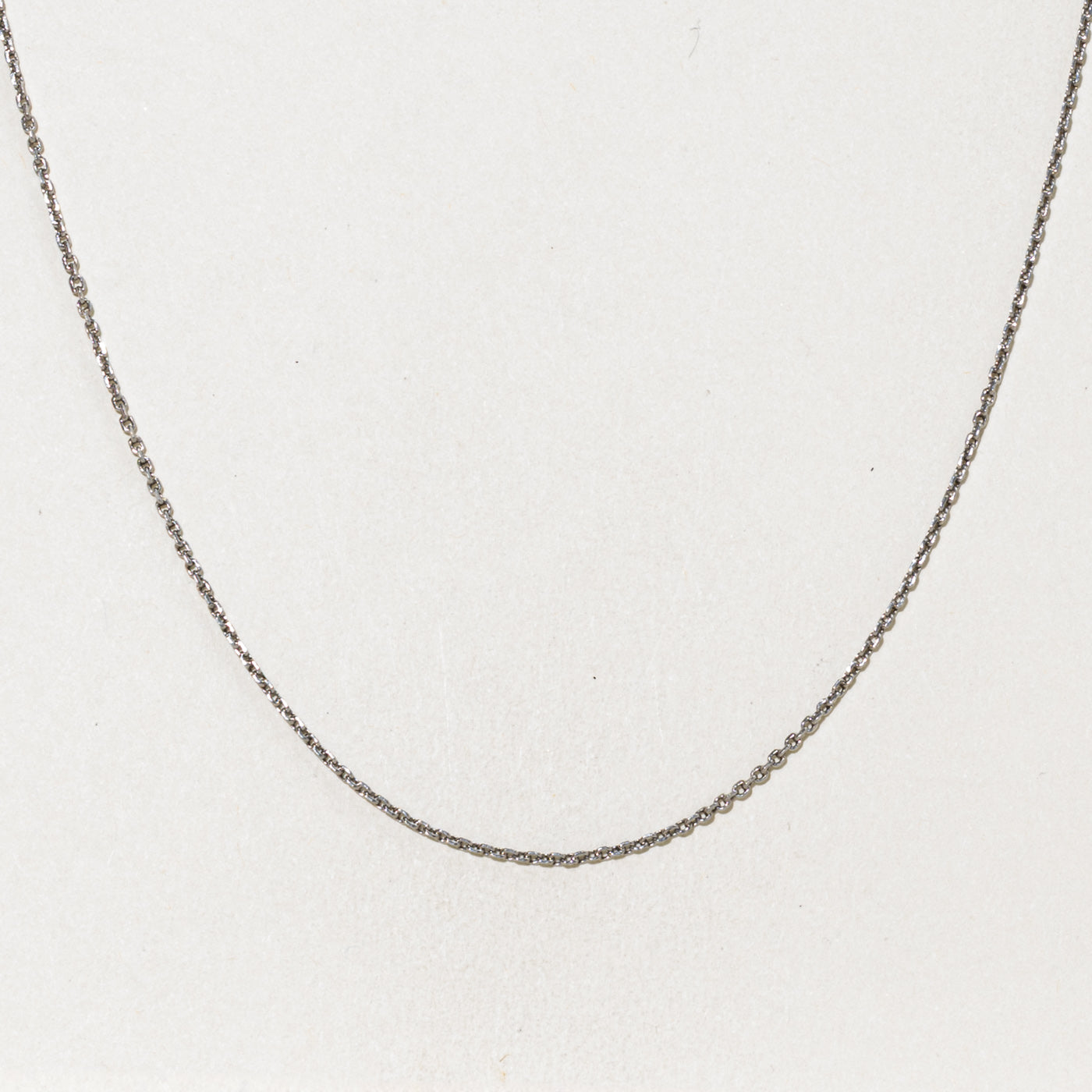800 Platinum Cable Link Chain |  1.40mm | 19.5"