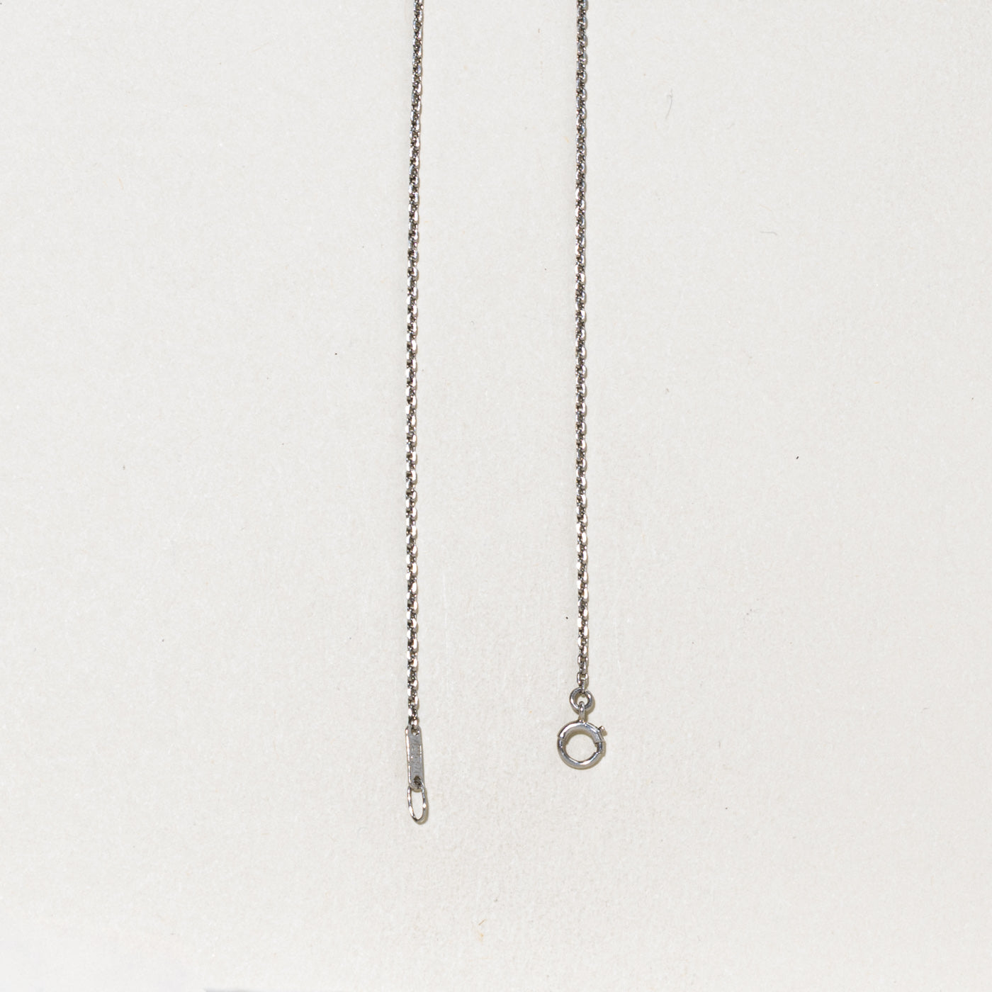 800 Platinum Cable Link Chain |  1.40mm | 19.5"