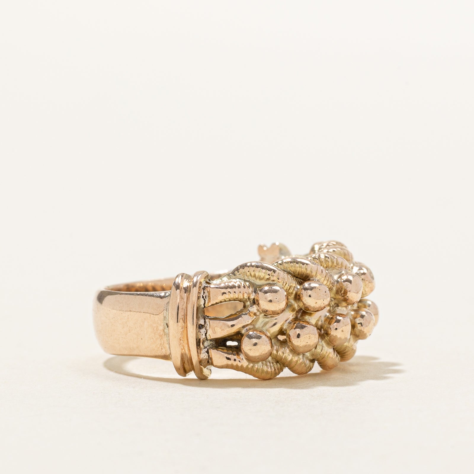 14k Yellow Gold Keeper Ring | SZ 5.75