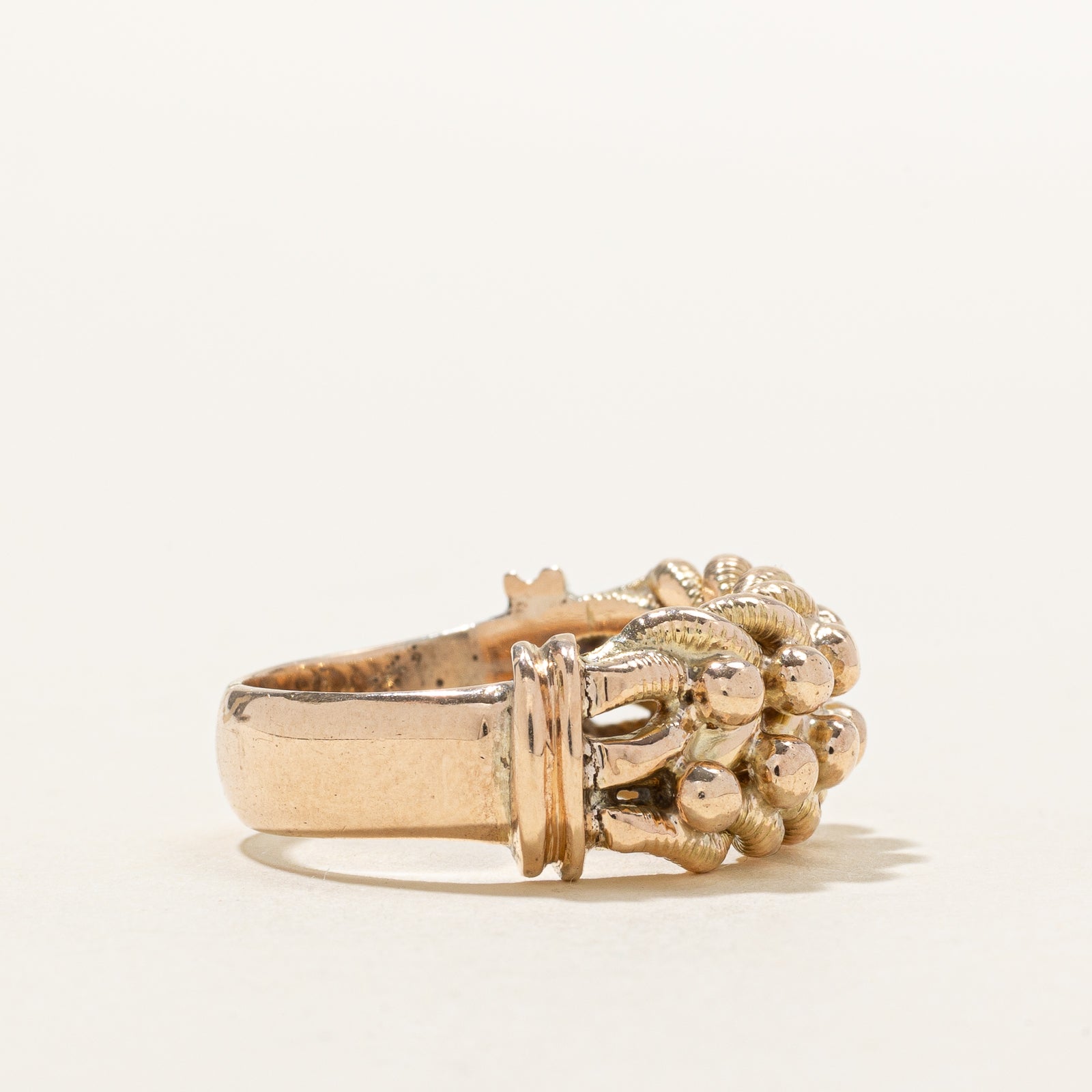 14k Yellow Gold Keeper Ring | SZ 5.75