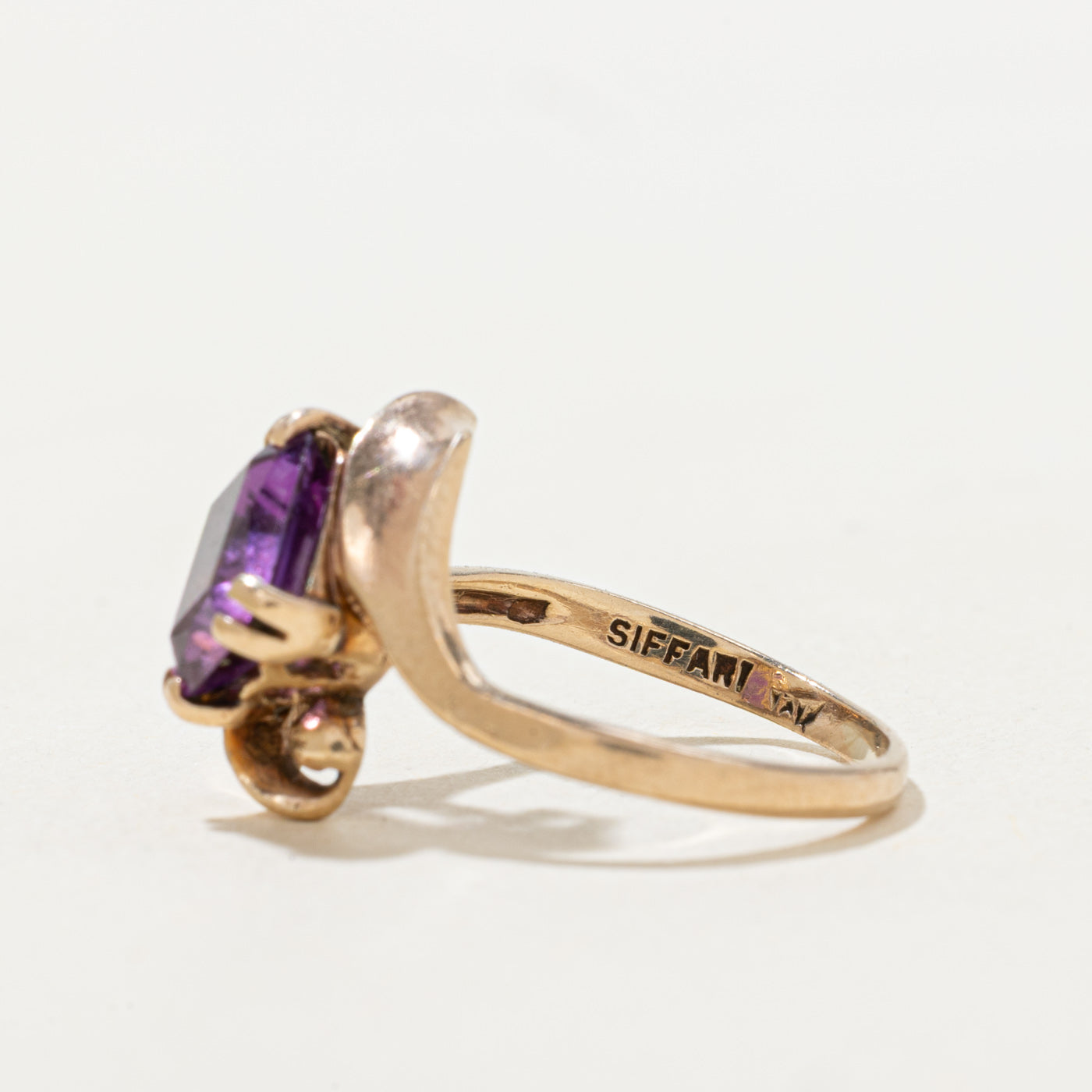 Synthetic Spinel Bypass Ring | 1.9ct | SZ 5.5 |