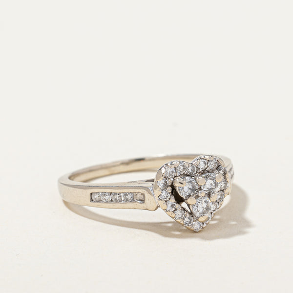 Diamond Heart Ring | 0.24ctw | SZ 5.75 |