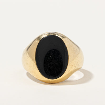 'Tiffany & Co' Onyx Cocktail Ring | 2.90ct | SZ 10 |