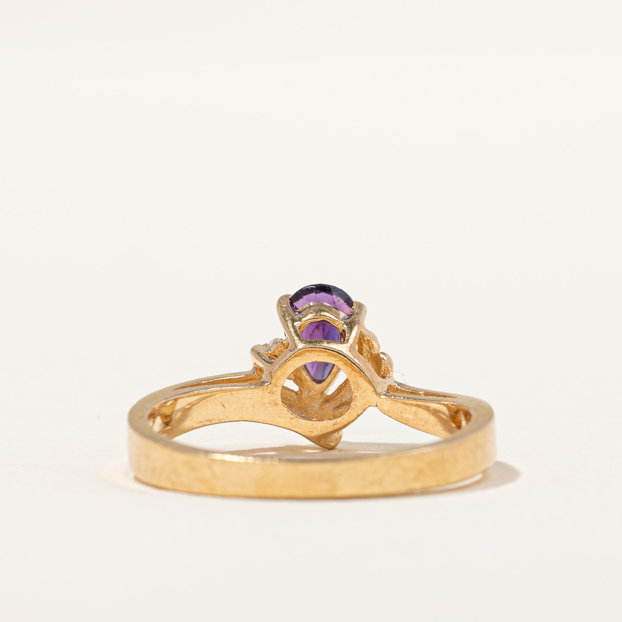 Pear Cut Amethyst Ring | SZ 6.25 |