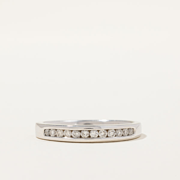 Channel Set Diamond Band | 0.15 ctw, SZ 6.75 |