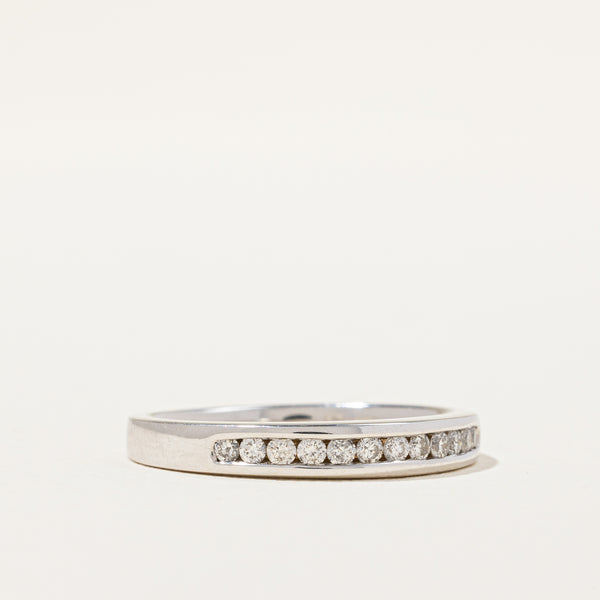 Channel Set Diamond Band | 0.15 ctw, SZ 6.75 |