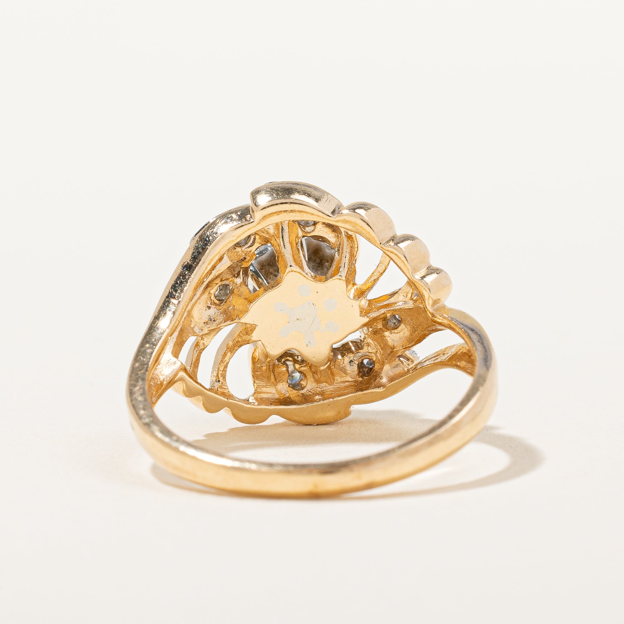 Floral Illusion Set Diamond Ring | 0.25 ctw, SZ 7.25 |