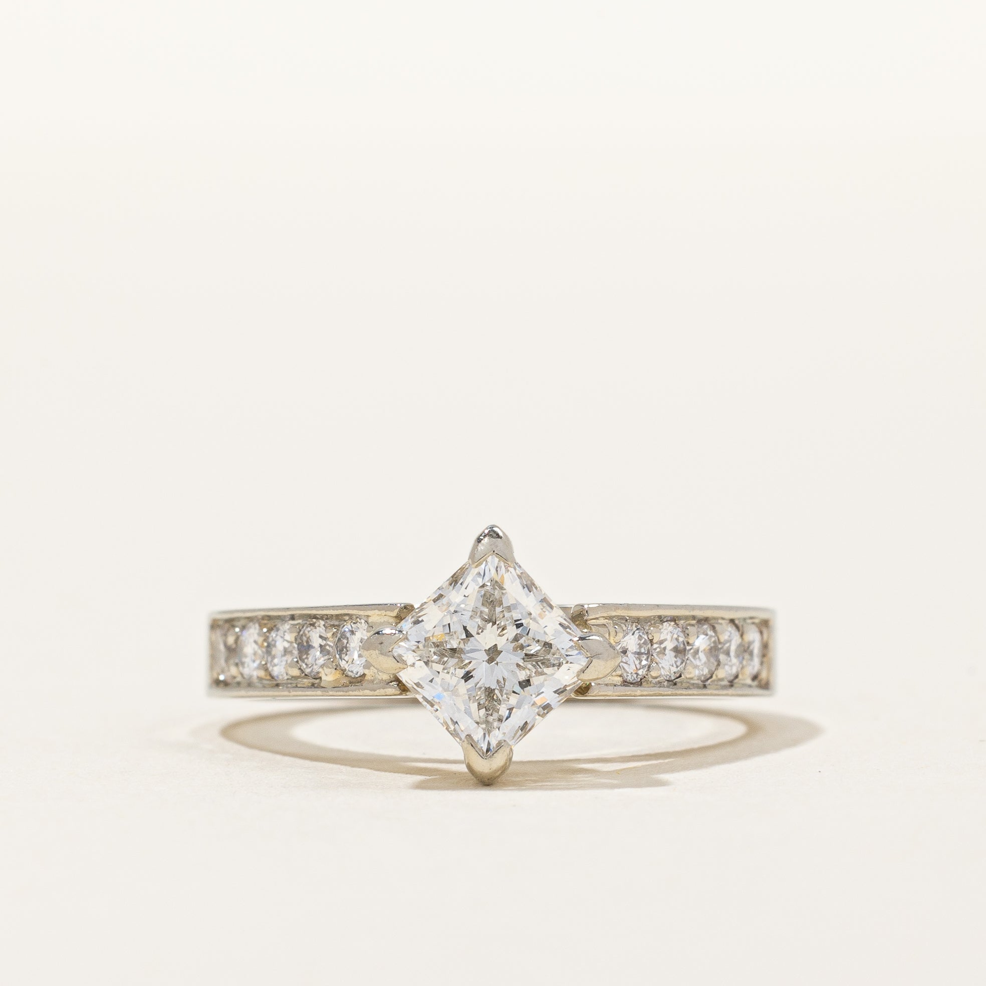 East West Princess Diamond Engagement Ring | 1.25 ctw, SZ 5.25 | SI2, G |