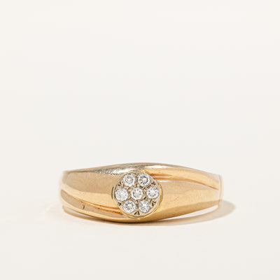 Diamond Cluster Band | 0.18 ctw, SZ 10.25 |