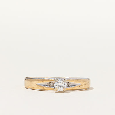 Delicate Diamond Solitaire Ring | 0.15 ctw, SZ 4.5 |