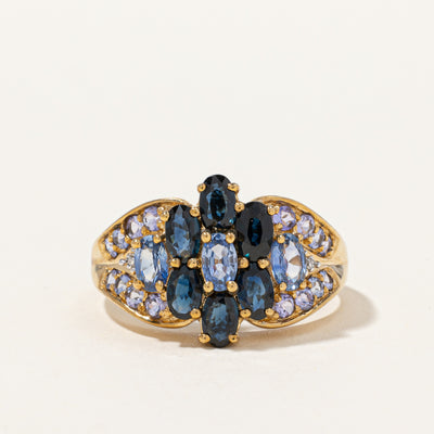 Sapphire & Tanzanite Ring | 3.00ctw, 0.50ctw| SZ 10 |