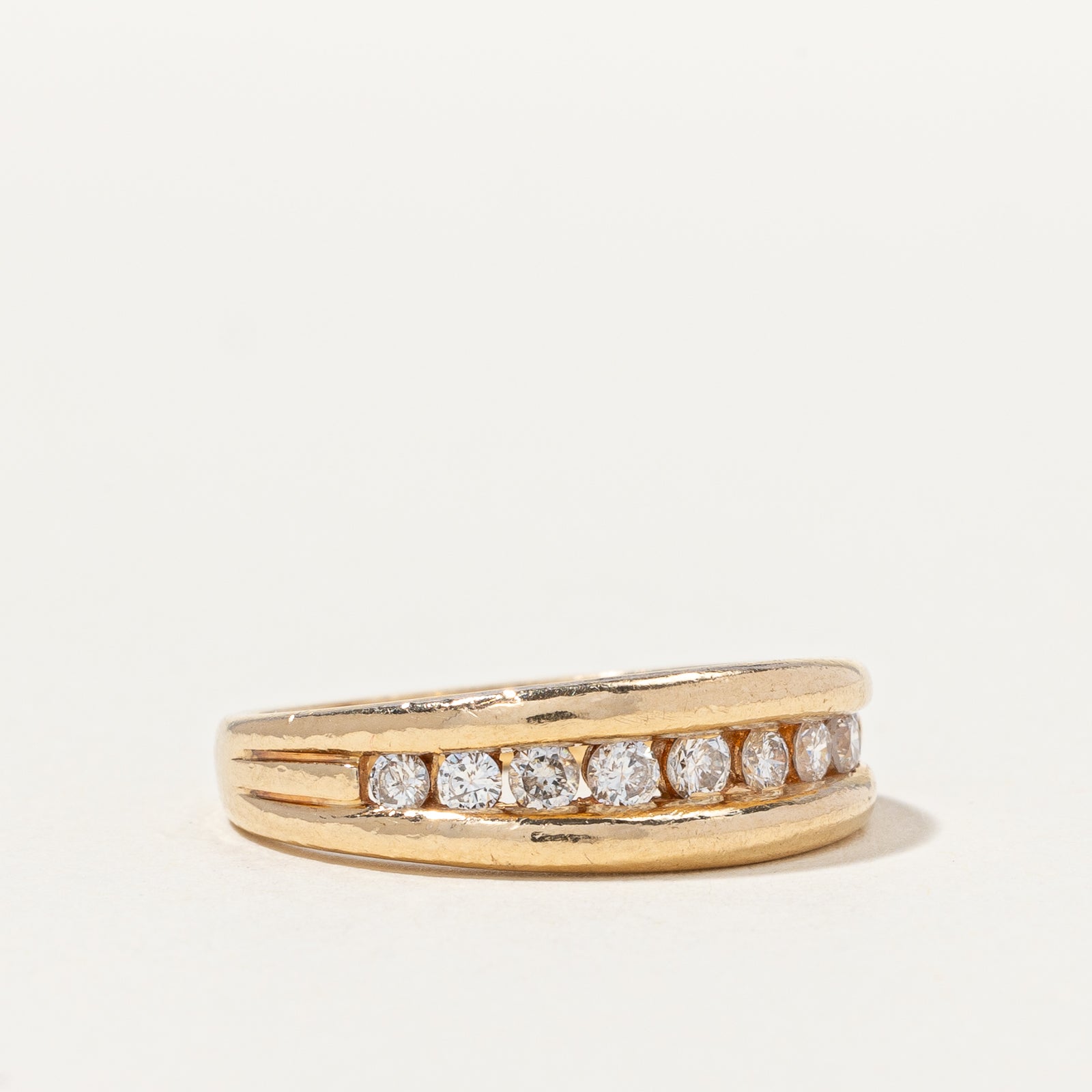 Channel Set Diamond Semi Eternity Band | 0.25 ctw, SZ 6 |