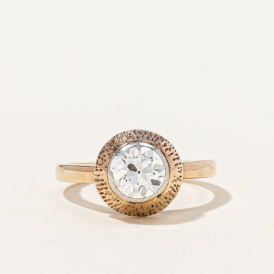 Old European Cut Diamond Engagement Ring | 0.96ct VS1/2 F/G | SZ 3 |