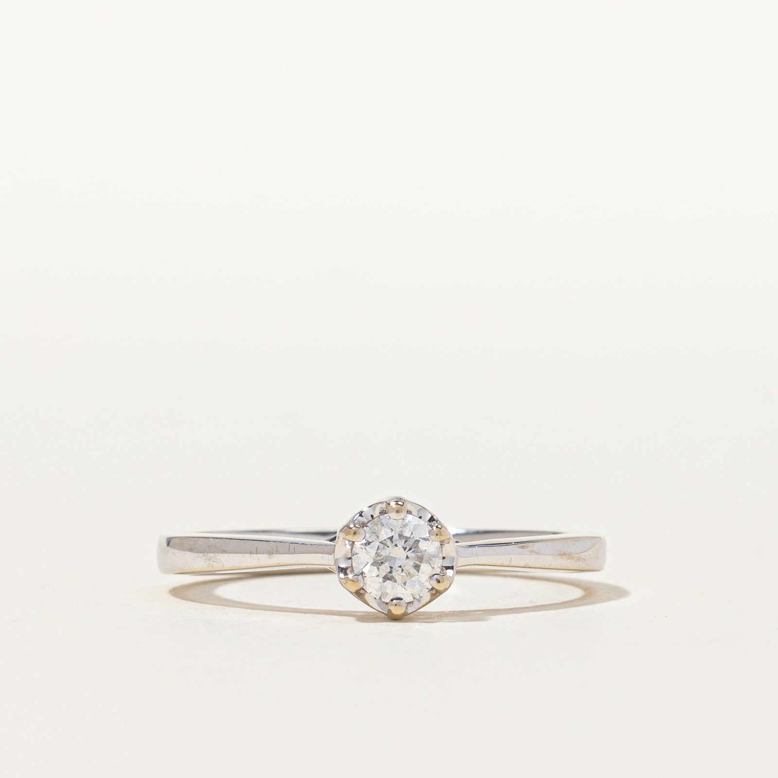 Solitaire Diamond Promise Ring | 0.25 ct, SZ 6.25 |