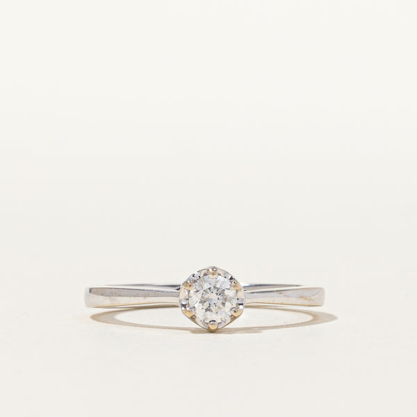 Solitaire Diamond Promise Ring | 0.25 ct, SZ 6.25 |