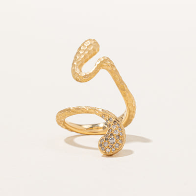 'Antonini Milano' Aurea Diamond Wrap Ring | 0.20 ctw, SZ 5.75 |