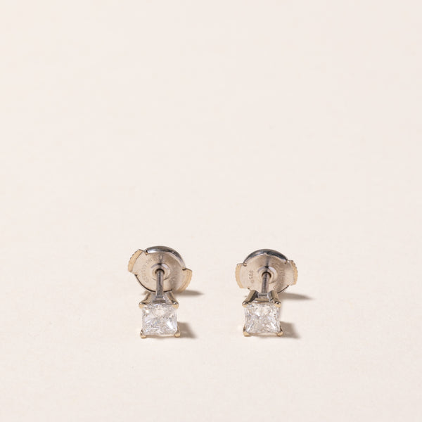 Princess Diamond Stud Earrings | 0.62 ctw |