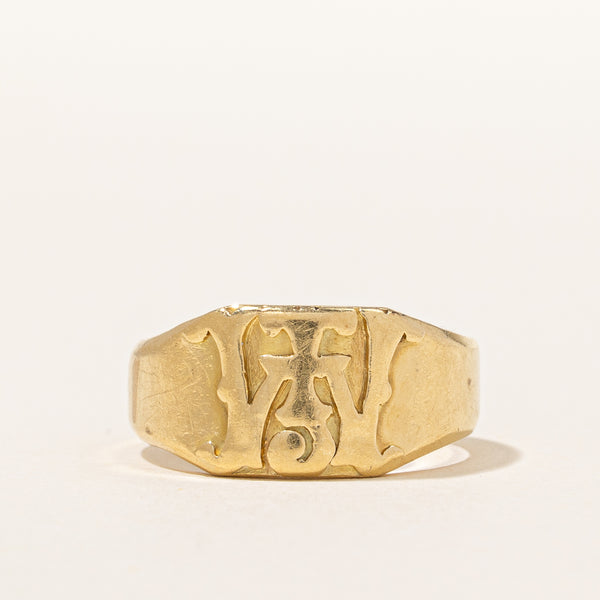 Victorian Signet Ring | SZ 6.75 |