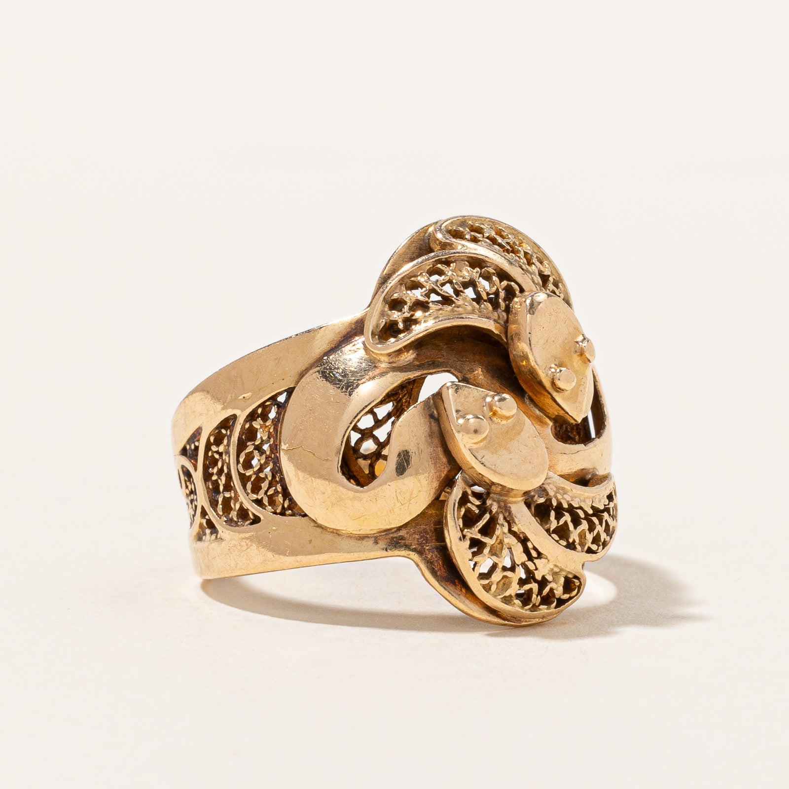 Twisted Serpent Keeper Ring | SZ 7.5 |