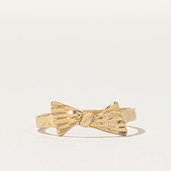 Yellow Gold Bow Ring | SZ 5.75 |