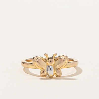 14k Gold Butterfly Ring | SZ 6 |