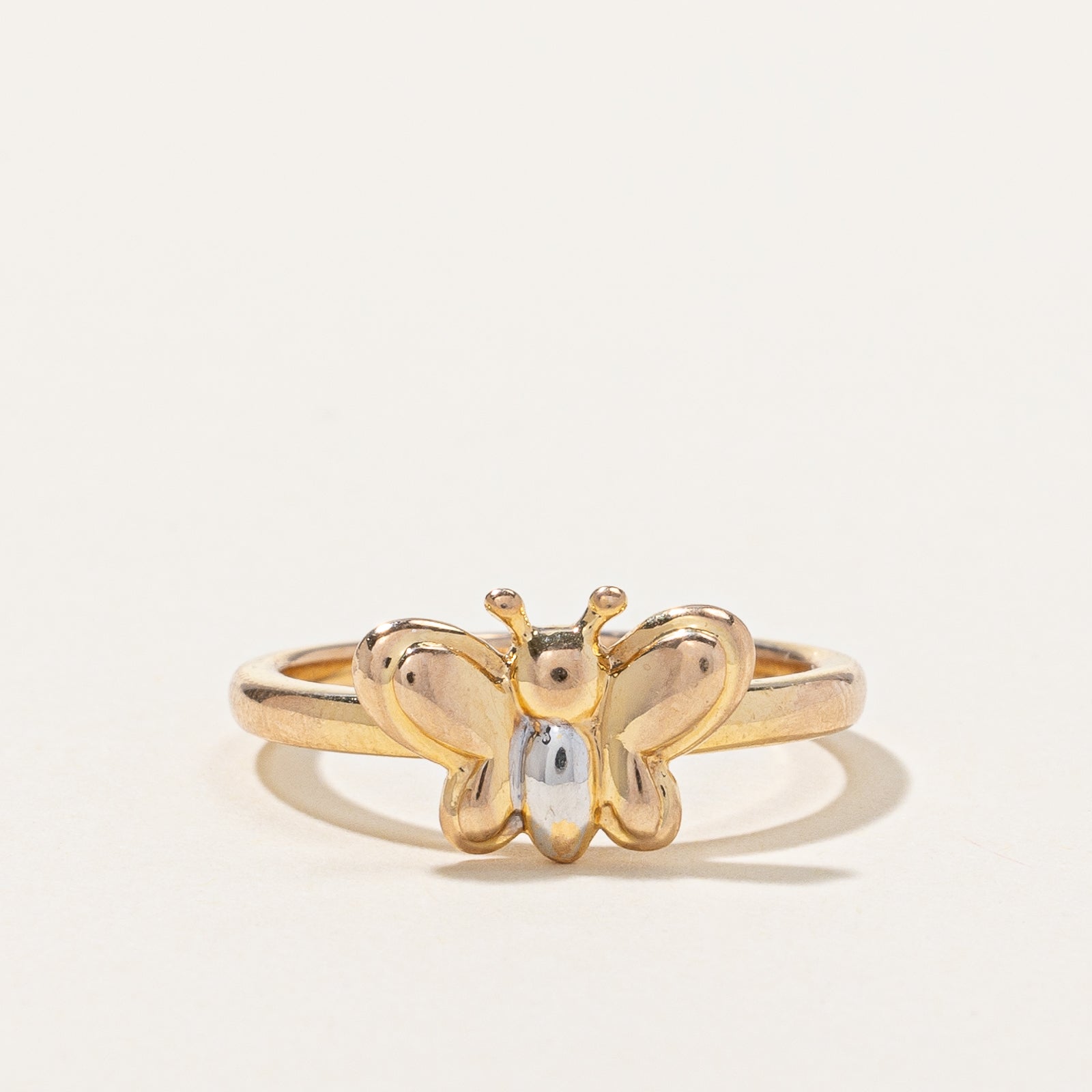 14k Yellow Gold Butterfly Ring | SZ 6 |