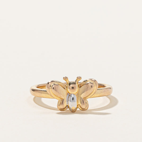 14k Yellow Gold Butterfly Ring | SZ 6 |