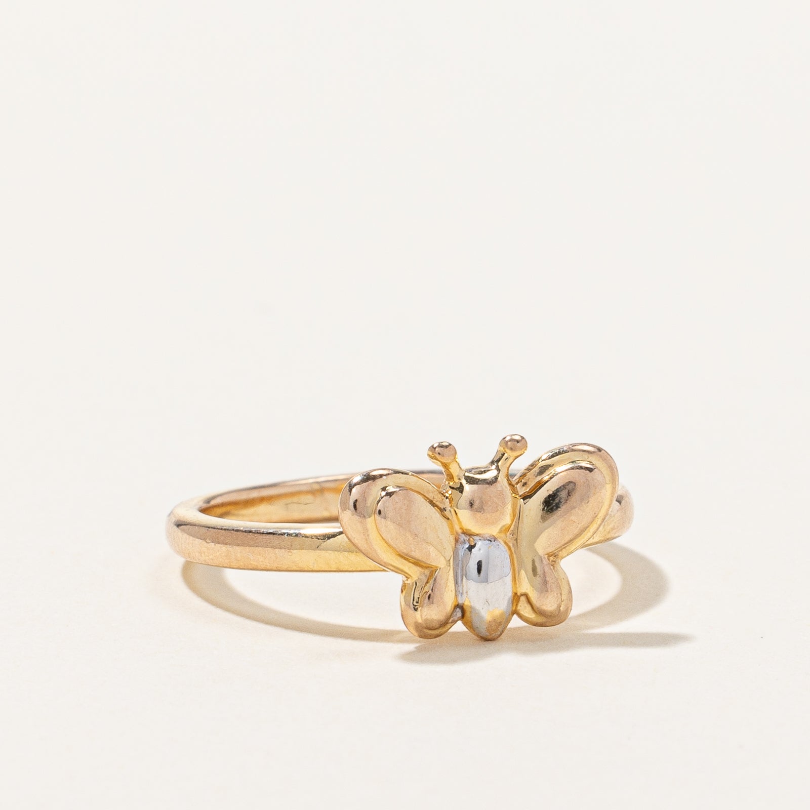 14k Yellow Gold Butterfly Ring | SZ 6 |