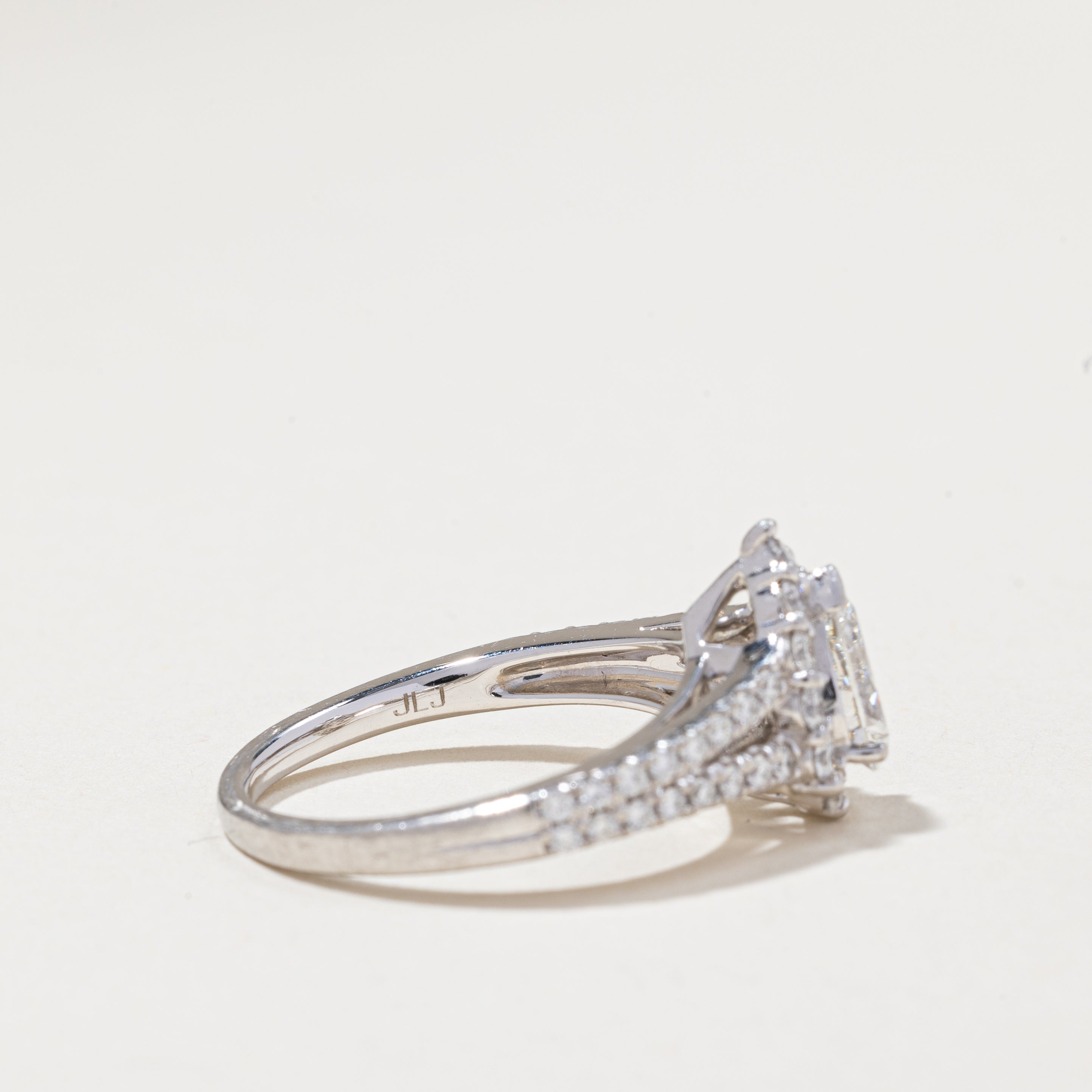 950 Platinum Diamond Ring | 0.71ct, 0.54ctw VS2-SI1 G/H | SZ 6.75