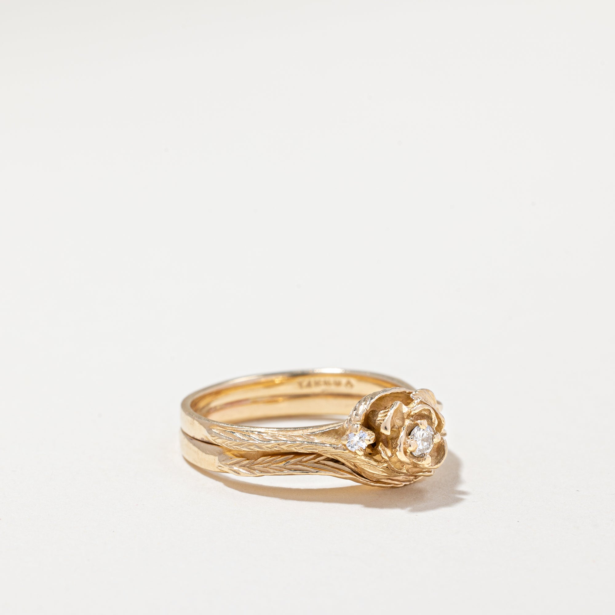 14k Yellow Gold Diamond Ring | 0.08ctw | SZ 6