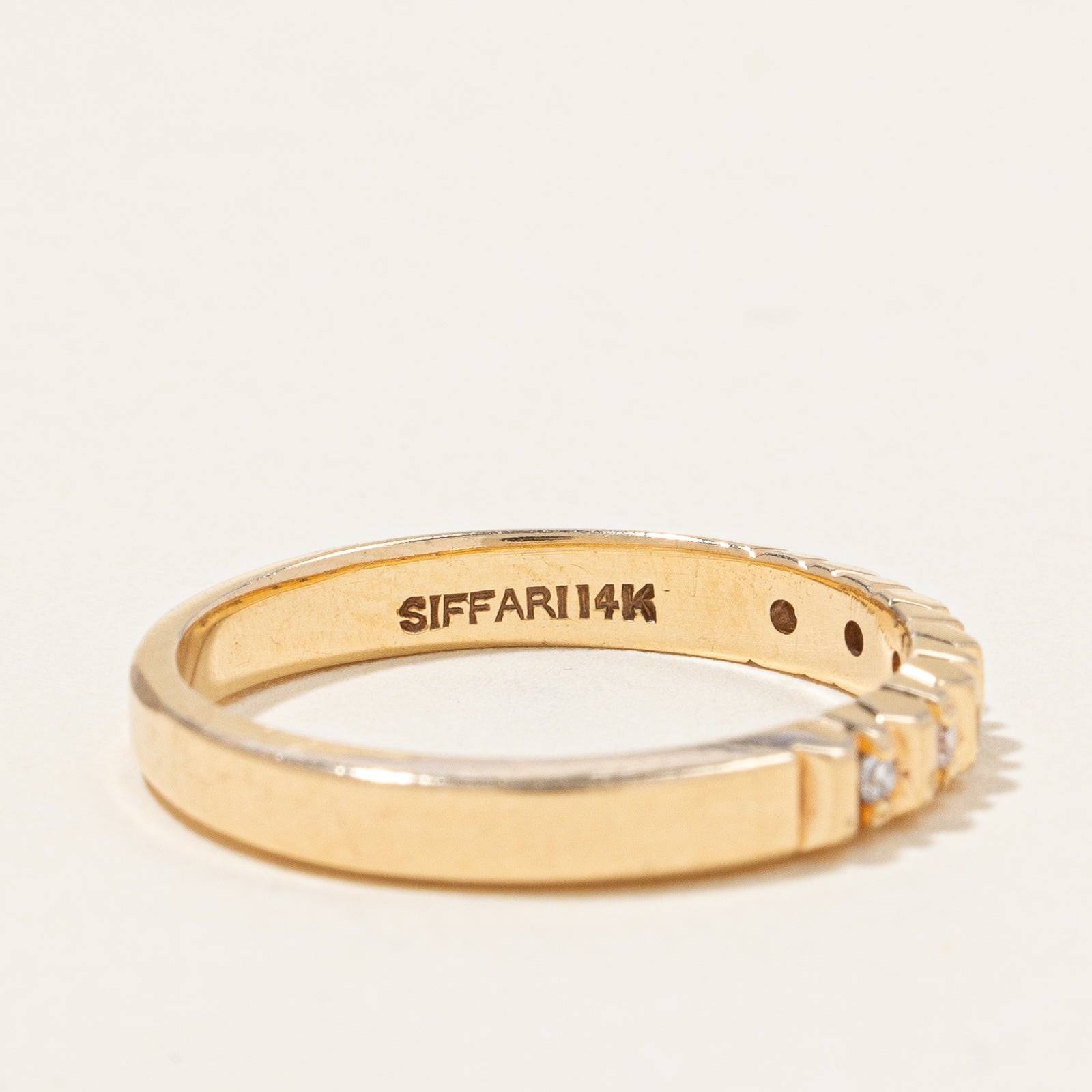 Tension Set Diamond Band | 0.06ctw | SZ 7.25 |