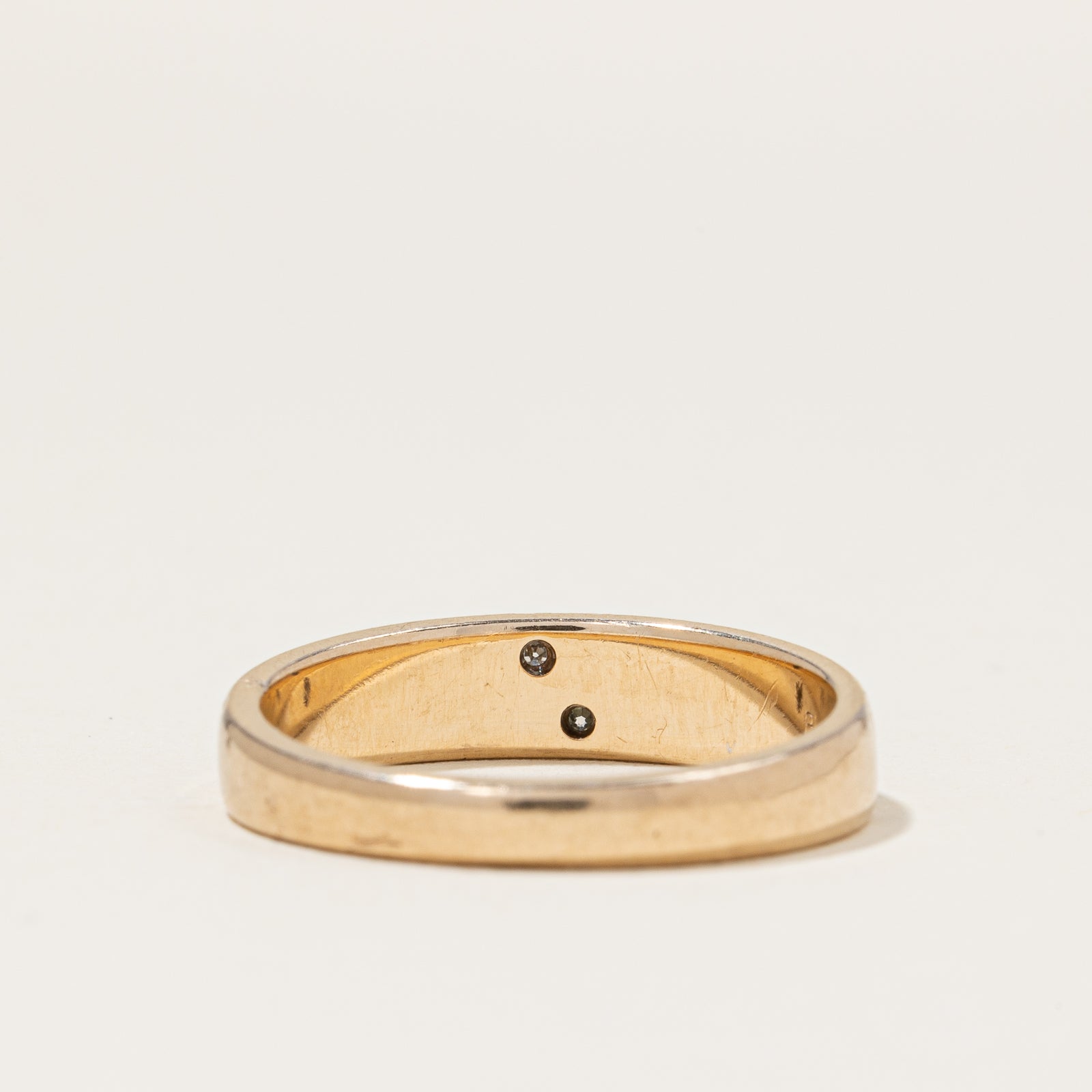 Diamond Gold Band | 0.02ctw | SZ 7.5 |