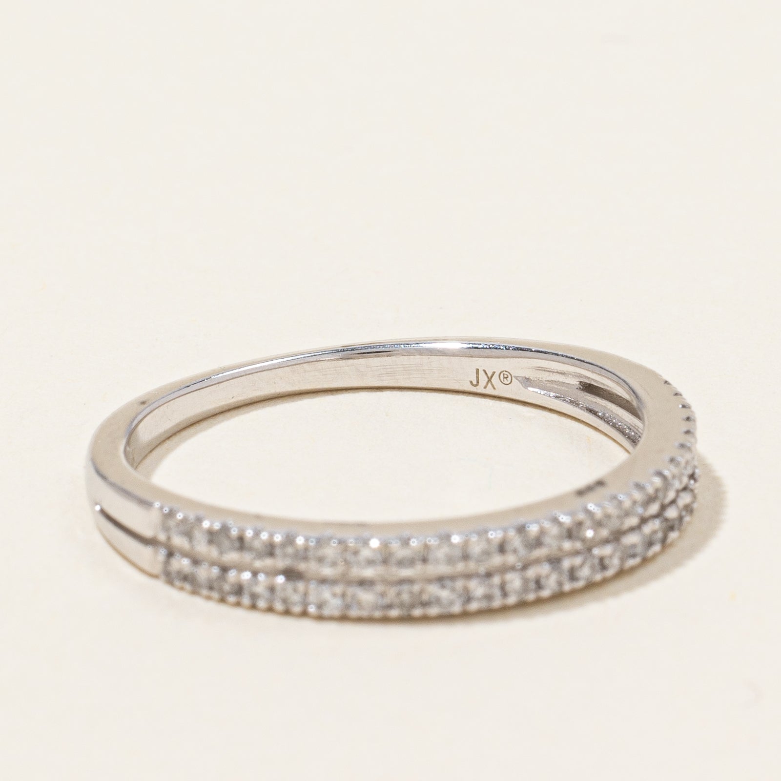 Pave Set Diamond Band | 0.23ctw | SZ 6.75 |