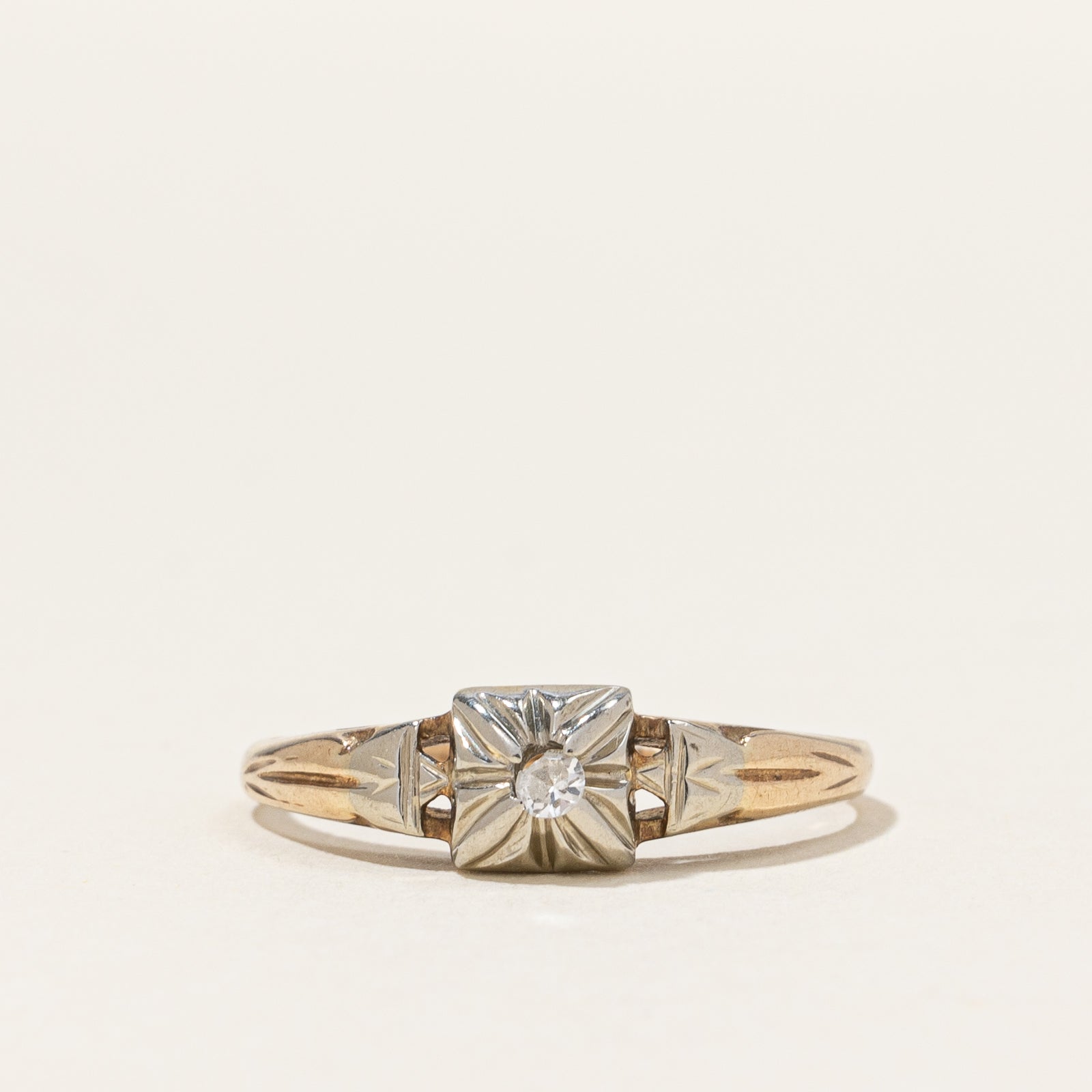 Claw Set Diamond Ring | 0.02ct | SZ 5.25 |