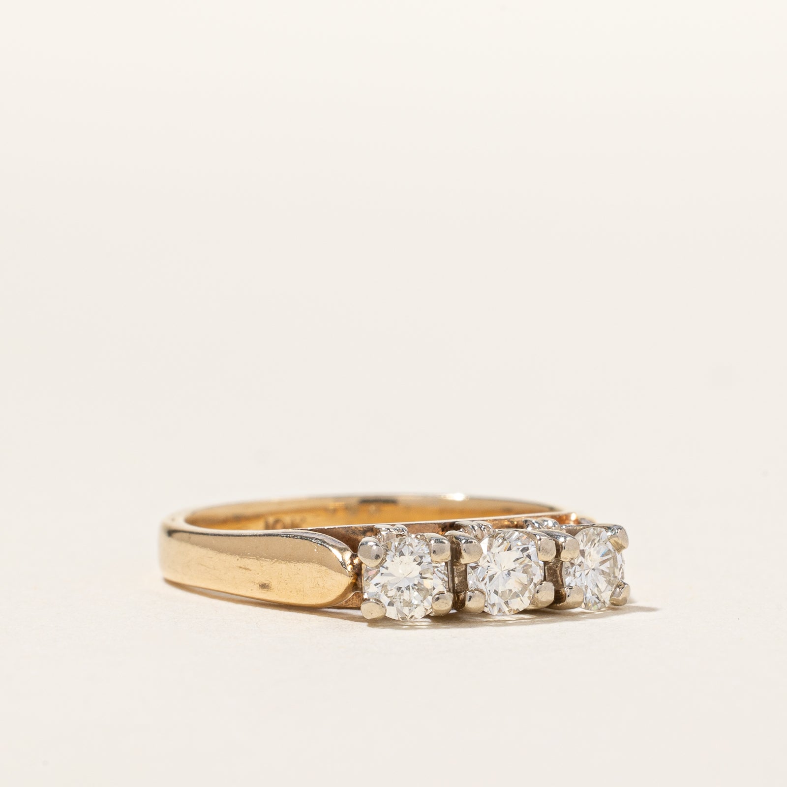 Three Stone Diamond Ring | 0.50ctw | SZ 5.75 |