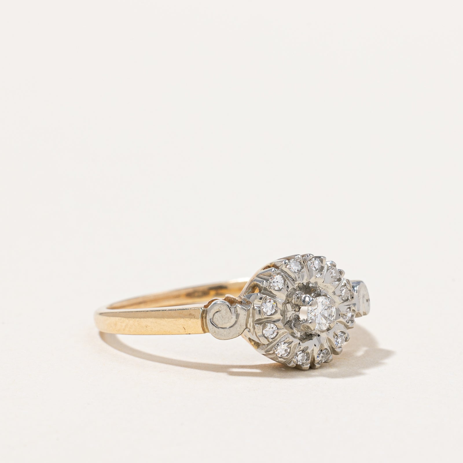 Diamond Cocktail Ring | 0.13ctw | SZ 8 |