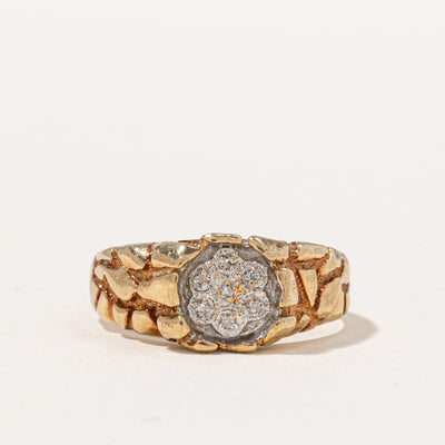 Illusion Set Diamond Ring | 0.03ctw | SZ 9.25 |