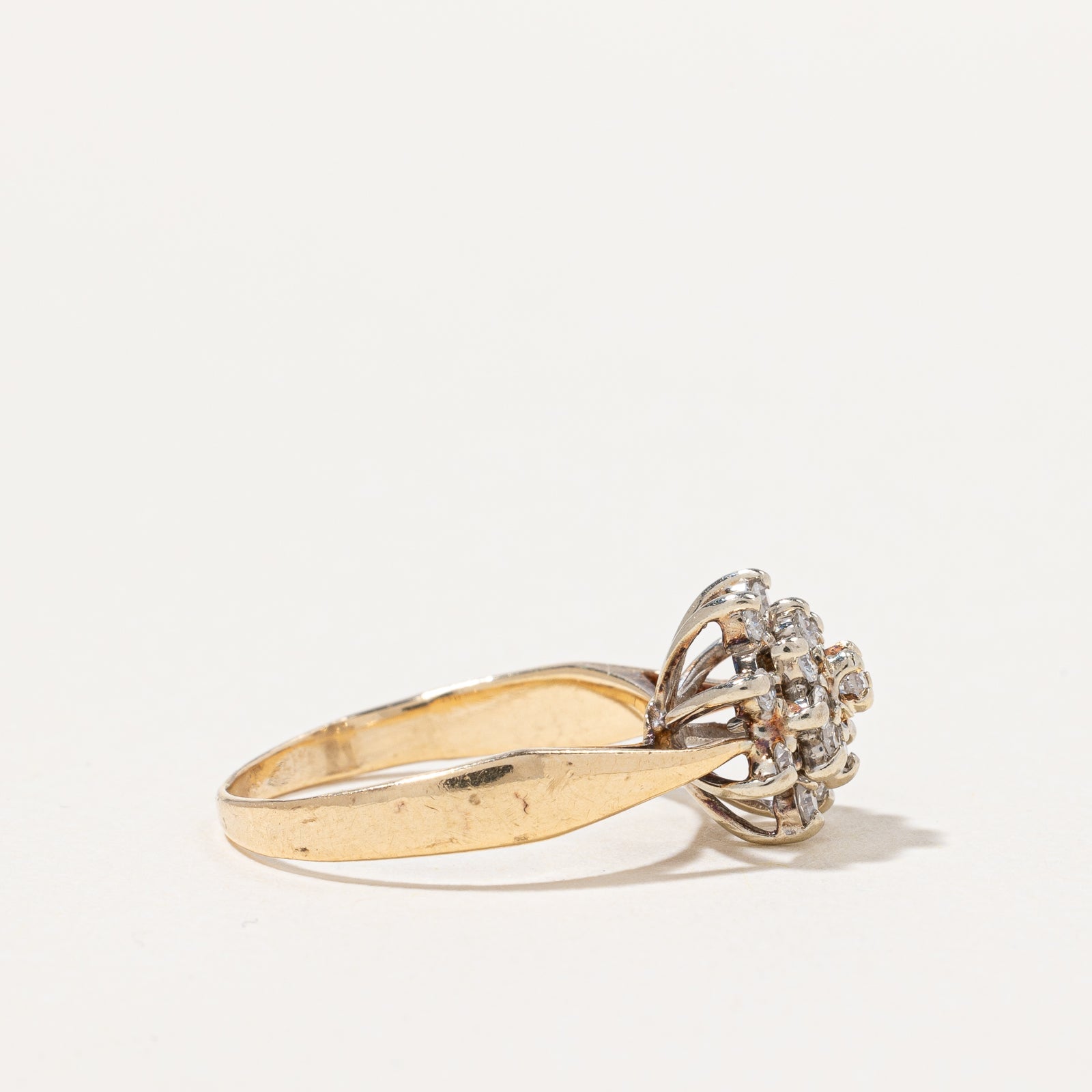 Diamond Cocktail Ring | 0.19ctw | SZ 4.25 |